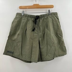 Columbia Army Green Drawstring Shorts Mens XL